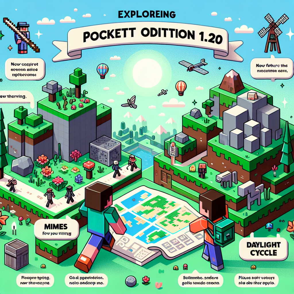 Menjelajahi Minecraft Pocket Edition 1.20: Fitur dan Pembaruan Baru